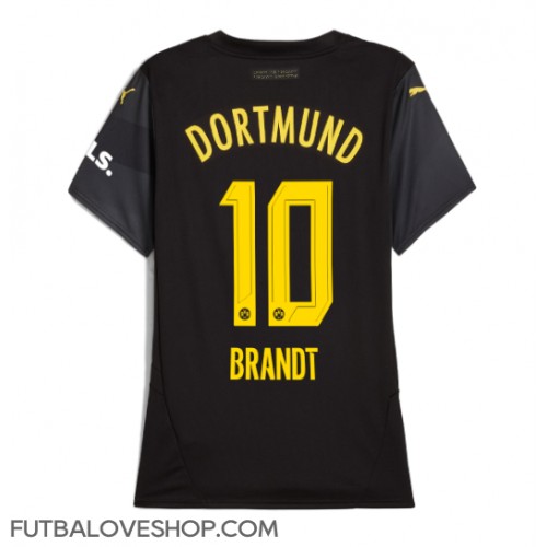 Dres Borussia Dortmund Julian Brandt #10 Preč pre Ženy 2024-25 Krátky Rukáv